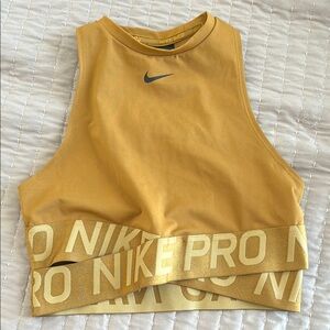 Nike Women's Gold Crop Top